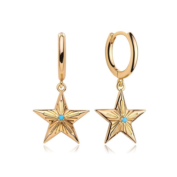 MYEARS Jewelry - MYEARS Women Gold Huggie Hoop Earrings Dangle Drop 14K Gold Filled